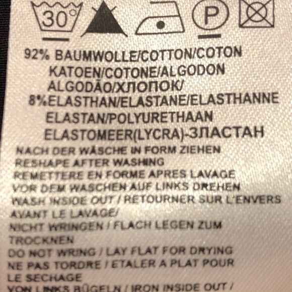 Betty Barclay Scoop Neck 3/4 Sleeve Top with Circle Detail Black + Silver Sz 8 - Picture 9 of 10